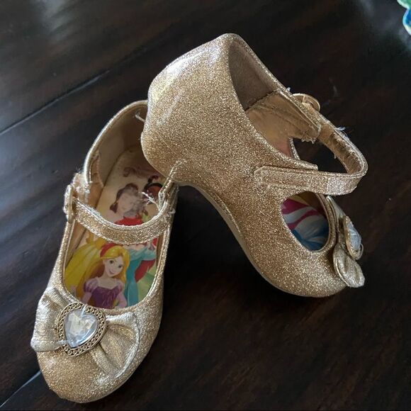 Disney Other - Disney Princess Glitter Dress Shoes Size 7C